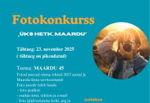 Фотоконкурс «Один момент, Маарду»
