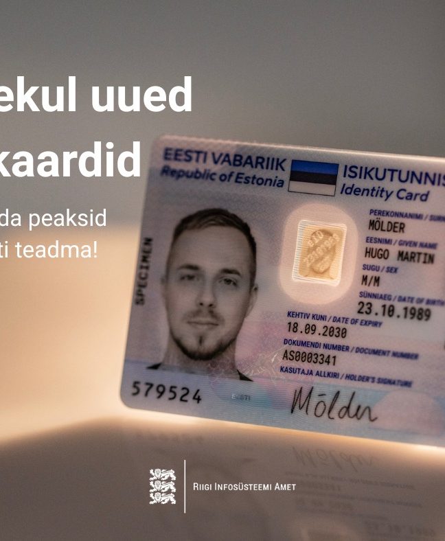 PPA hakkas väljastama uue kujundusega ID-kaarte