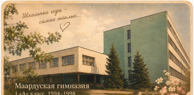 Поздравление от учеников